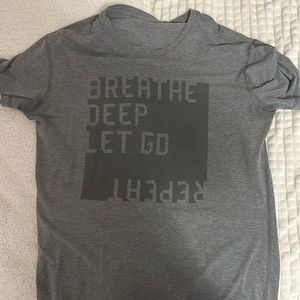 Lululemon “Breathe Deep” Men’s T Shirt XL